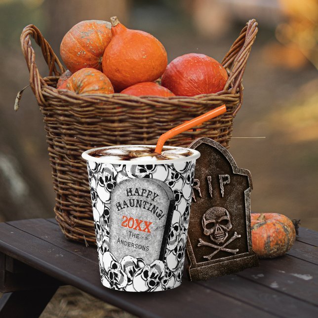 Grabstein und Skulls ID216 Pappbecher (Von Creator hochgeladen)