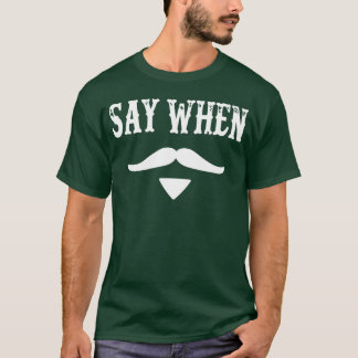 Grabstein Zitat Sag wann Familie T-Shirt