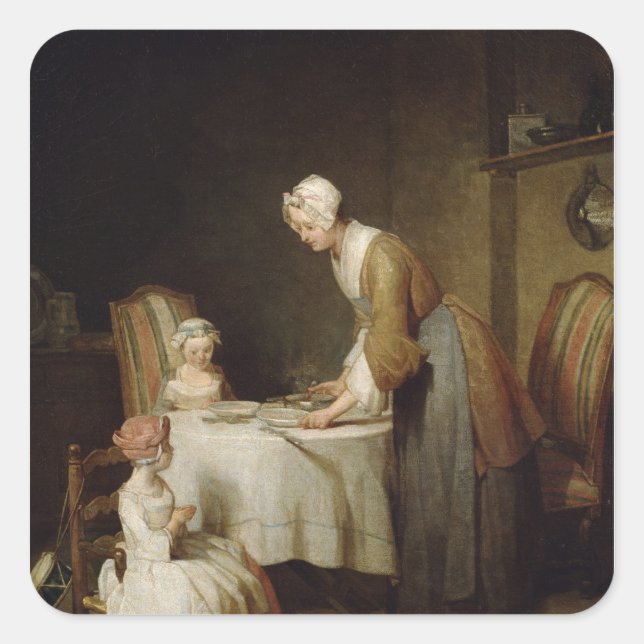 Grace, 1740 2 quadratischer aufkleber (Vorderseite)