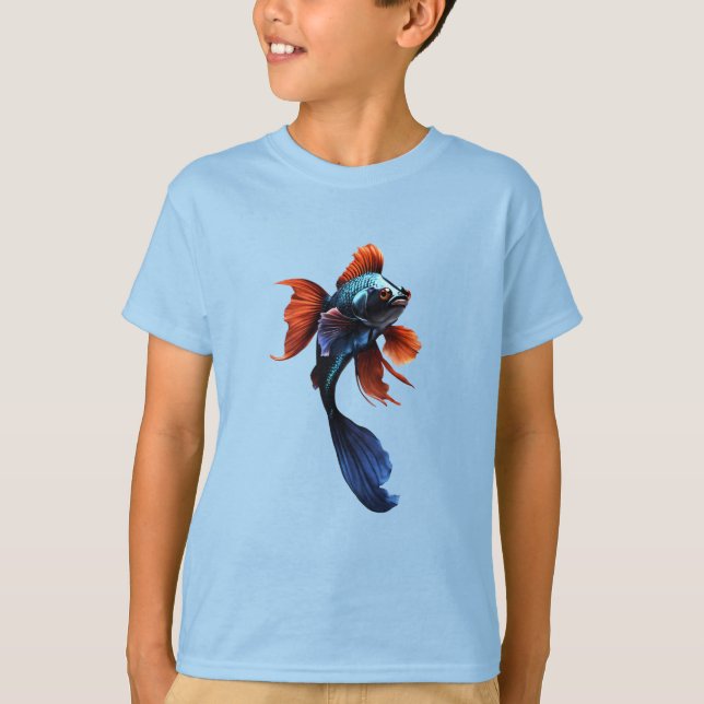 Grace and Fortune: T - Shirt der Koi-Fischerei (Vorderseite)