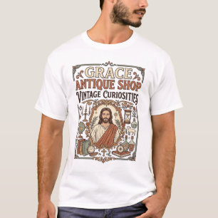 Grace Antiquitätenladen Vintage Kuriositäten Jesus T-Shirt