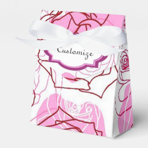 Grace & Apprecision Pink Roses Zelt Gefälligkeitsb Geschenkschachtel