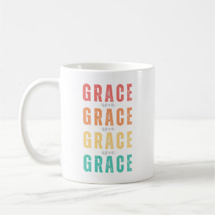 Grace auf Anmut, Regenbogen-Glaube-Tasse, Christli Kaffeetasse