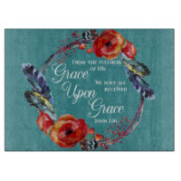 Grace auf Grace John 1:16 Schrift