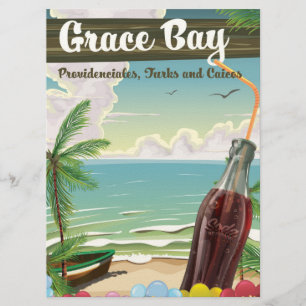 Grace Bay, Providenciales, Turks und Caicos Travel Einladung