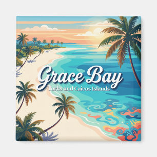 Grace Bay Turks- und Caicosinseln Magnet