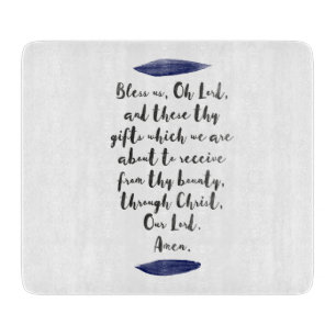 Grace before Meetings Decorative Chopping Board Schneidebrett