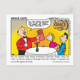 Grace Café Postcard Postkarte