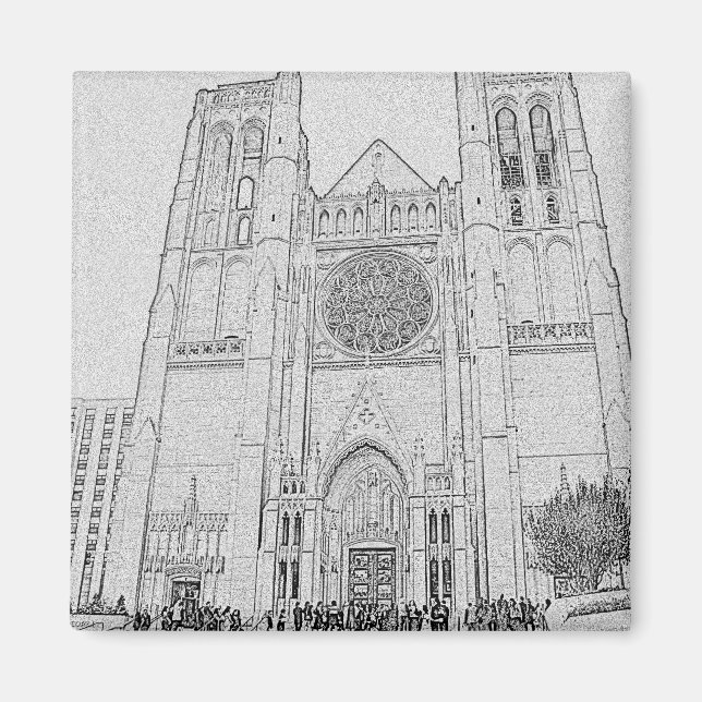 Grace Cathedral Magnet (Vorne)