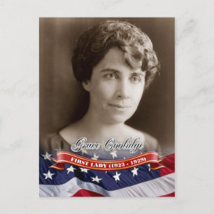 Grace Coolidge, First Lady of the USA Postkarte