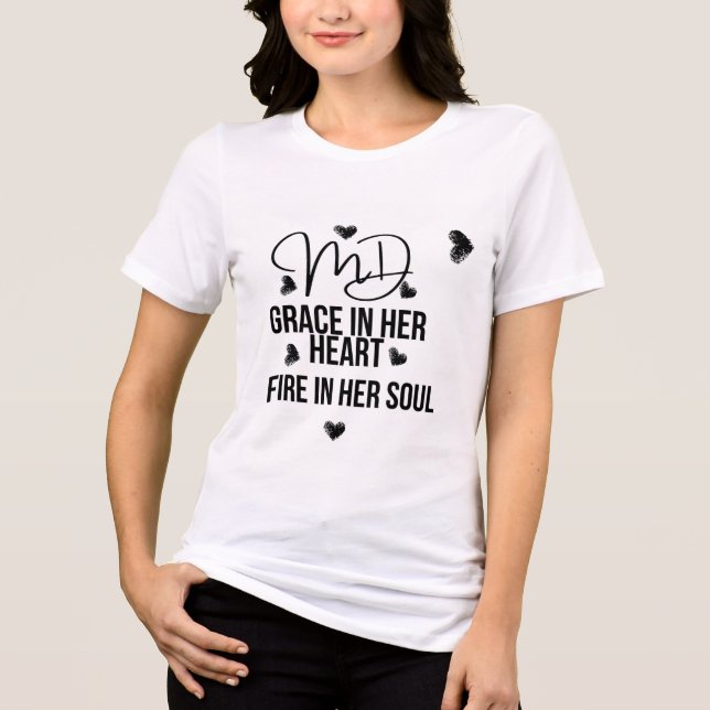 Grace & Fire - Stärkung des T-Shirts von Frauen** (Vorderseite)