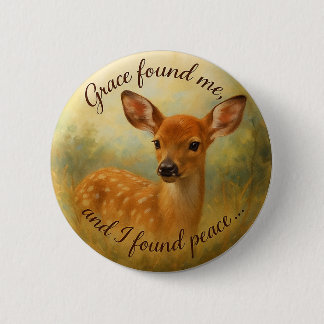 „Grace Found Me“ - Knopfdesign 1 Button