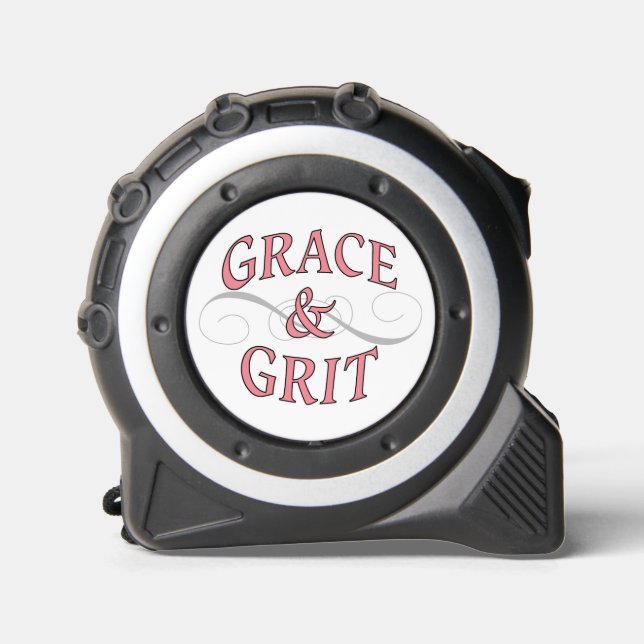 Grace & Grit für die harte Dame Maßband (Vorderseite)