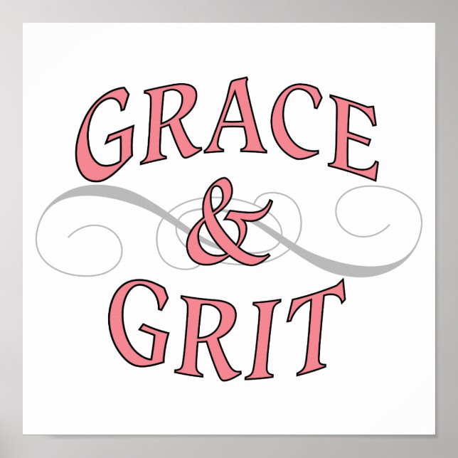 Grace & Grit Girl-Power Poster (Vorne)