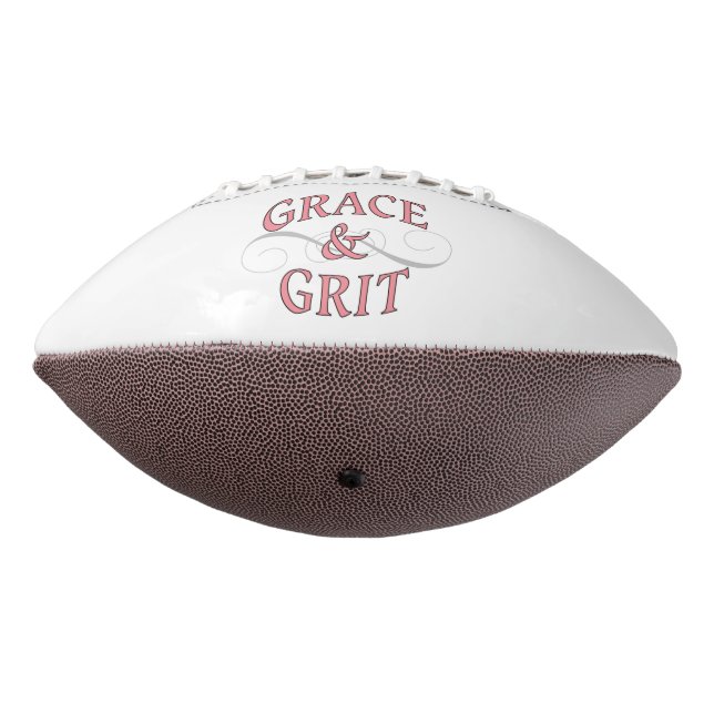 Grace & Grit in Rosa und Grau Football (Gedreht 270)