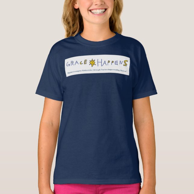 Grace Happens Girls T-Shirt (Vorderseite)