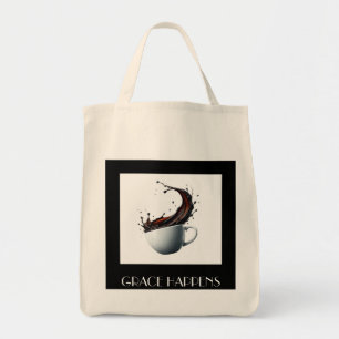 "Grace Happens" Tote Bag - Ephesianer 2:8-9 Tragetasche
