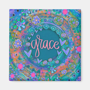 Grace Hübsch Fun Floral Moderne Inspirivity Magnet
