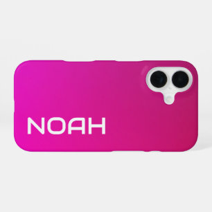 Grace in a Line: Schmetterling-Silhouette iPhone 16 Hülle