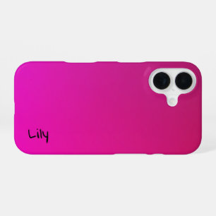 Grace in a Line: Schmetterling-Silhouette iPhone 16 Hülle