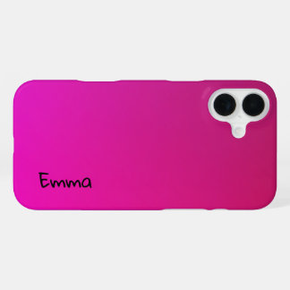 Grace in a Line: Schmetterling-Silhouette iPhone 16 Plus Hülle