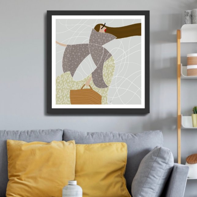 Grace in Chaotic Currency Illustration Poster (Von Creator hochgeladen)