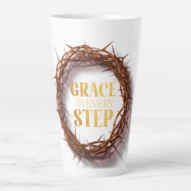 Grace in Every Step Milchtasse (Vorderseite)