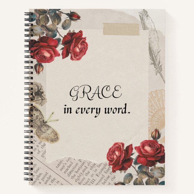 Grace - in every word notizbuch (Vorderseite)