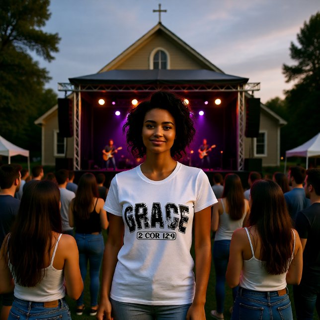 Grace Is Sufficient 2 Corinthians 12:9 Tee (Von Creator hochgeladen)