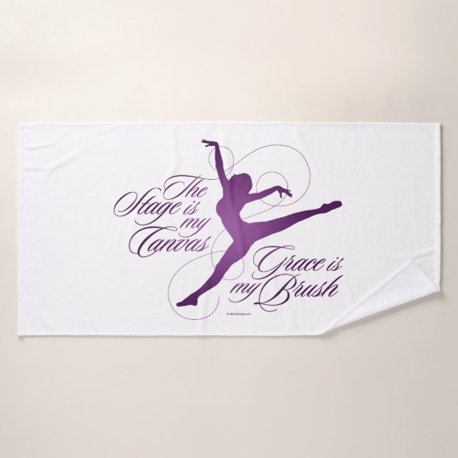 Grace ist mein Brush-Bath-Handtuch-Set Badhandtuch Set (Badehandtuch)