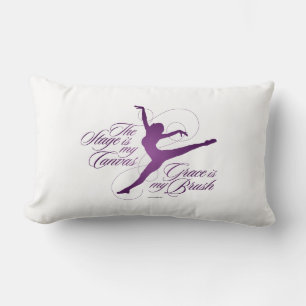 Grace ist mein Brush (Tanz) Lumbalkissen Lendenkissen