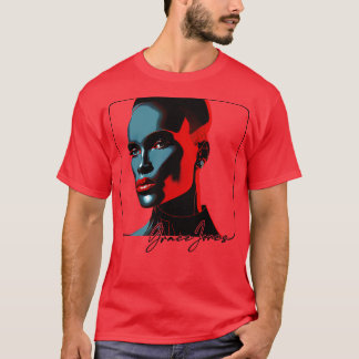 Grace Jones 80er Style Ästhetische Gestaltung T-Shirt