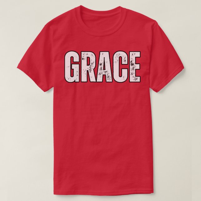 Grace Name Geschenk Geburtstag Feiertag Jahrestag T-Shirt (Design vorne)