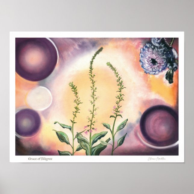 Grace of Filigree - Edler Kunstdruck  Poster (Vorne)