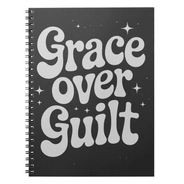 Grace Over Guilt Notebook Notizblock (Vorderseite)