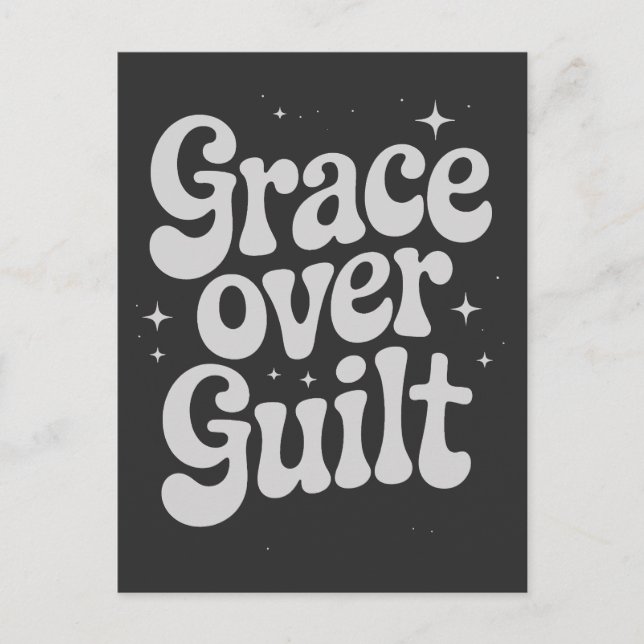 Grace Over Guilt Postkarte (Vorderseite)