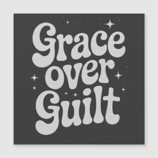 Grace Over GuiltMagnetic Card Magnetkarte