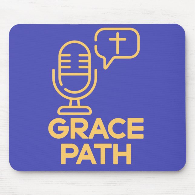 Grace Path 🎙️ ✝️ Mouse Pad Mousepad (Vorne)