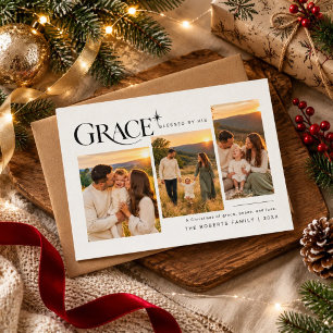 Grace Religiöse Christliche 3 Foto Weihnachten