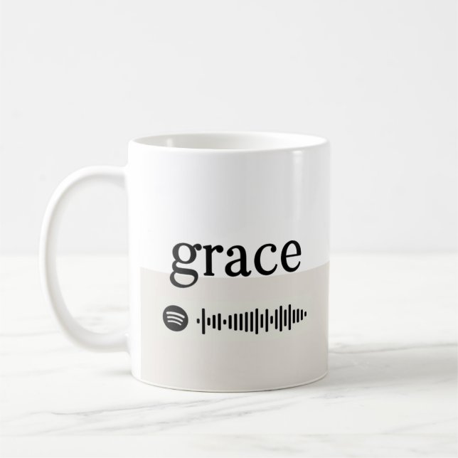 Grace + Spotify Playlist Kaffeetasse (Links)