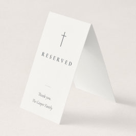 Grace Stone Religiöse Reservierte Sitzplatzkarte Visitenkarten