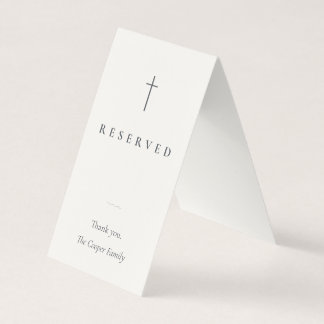 Grace Stone Religiöse Reservierte Sitzplatzkarte Visitenkarten