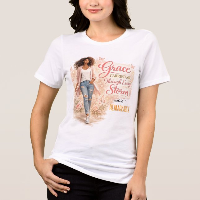 Grace T-Shirt Tri-Blend Shirt (Vorderseite)