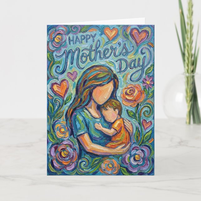 Grace That Holds Us Mother's Day Card Karte (Vorderseite)