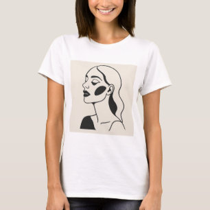 Grace und Eleganz des Porträts einer Adligen T-Shirt