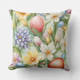Graceful Apple Blossom, Tulips und Ostereier Kissen