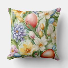 Graceful Apple Blossom, Tulips und Ostereier Kissen