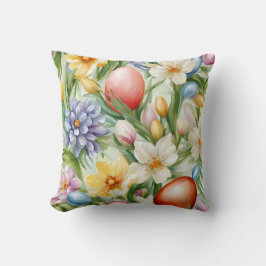 Graceful Apple Blossom, Tulips und Ostereier Kissen