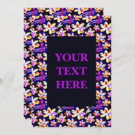 Graceful Art Nouveau Floral Watercolor Einladung