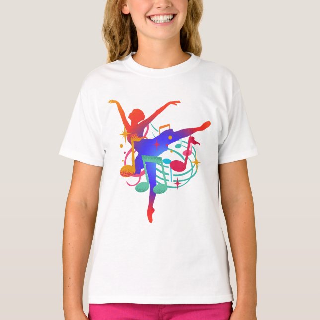 Graceful Ballerina Art – Dance and Expression  T-Shirt (Vorderseite)